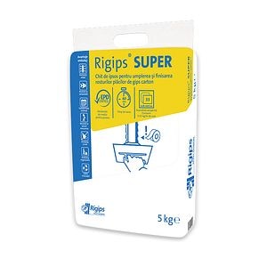 Pasta de imbinare placi gips-carton, Alb, 5kg • Rigips SUPER