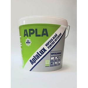 Vopsea superlavabila AplaLux, alb, 16.5 L, Interior