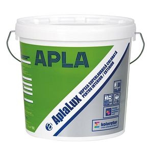 Vopsea superlavabila AplaLux, medie, 9 L, Interior/Exterior