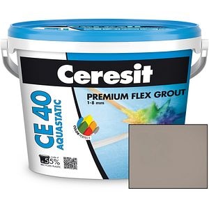 Chit de rosturi gresie si faianta CERESIT CE40, Cement Grey, interior/exterior, 5 kg