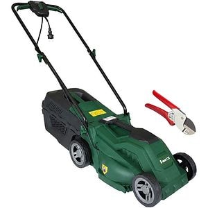 Masina de tuns iarba BRONTO, Electrica, 1200W, latime taiere 33 cm, cos 30L, verde + foarfeca