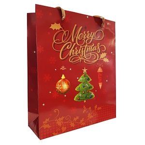 Punga de cadou speciala tematica Craciun, medie, multicolor, diverse modele