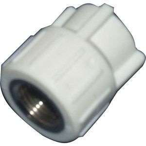 Racord PPR, 20 mm, racord 3/4, filet interior, alb
