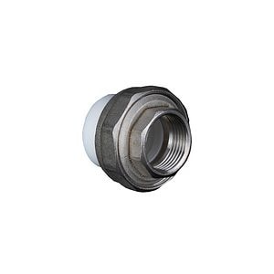 Racord olandez PPR, 20 mm, racord 1/2, filet interior, alb