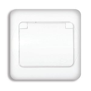 Practic priza simpla cu CP cu capac