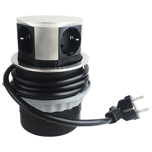 Prelungitor STROHM SM760078PL, 4 prize Schuko, 1.5m, vertical, alb