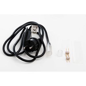 Accesoriu de alimentare pentru tuburi LED de 13 mm diametru FLINK, 1.5 m, negru