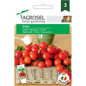 Seminte Tomate Drops Cherry AGROSEL, 1.5g