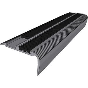 Profil trecere PM97381, aluminiu, 90 x 4 x 2 cm, argintiu