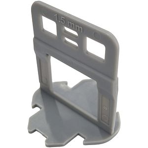 Distantiere nivelare placi ceramice ARTGRESO, 1.5mm, 100buc, gri