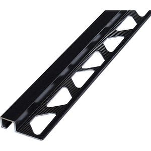 Profil trecere PML810101-NG-2.5, aluminiu, 250 x 2.5 x 1 cm, negru