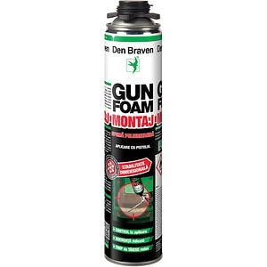 Spuma poliuretanica, aplicare pistol, 750 ml, Crem  Den Braven