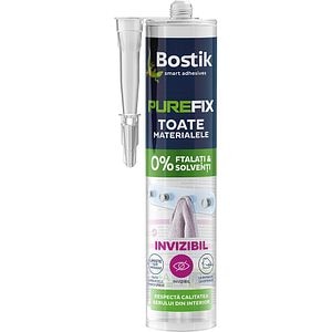 Adeziv transparent Bostik PureFix, 290 ml