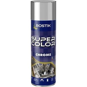Vopsea spray cu efect crom Bostik Super Color, argintiu, 400 ml