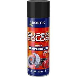 Email spray termorezistent Bostik Super Color, negru, 400 ml