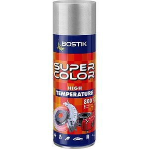 Email spray termorezistent Bostik Super Color, argintiu, 400 ml