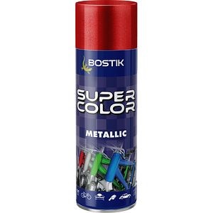 Email spray cu efect metalic Bostik Super color, rosu, 400 ml