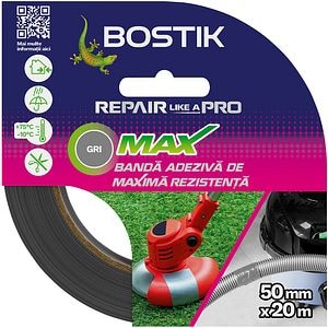 Banda adeziva maxima rezistanta BOSTIK, 50mm x 20m, gri