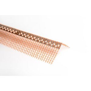 Profil din aluminiu, Coltar cu plasă, 7 x 7 mm, 2.5 m • Thermopan