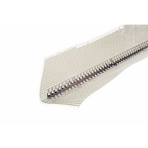 Profil din aluminiu, Coltar cu plasă, 17 x 17 mm, 3 m • Thermopan