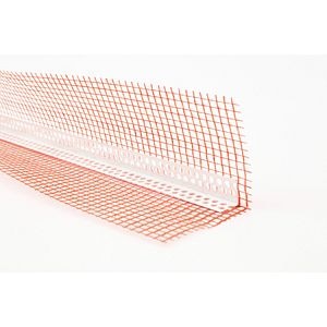 Profil PVC, Coltar cu plasă, 20 x 20 mm, 10 x 10 cm • Profeel