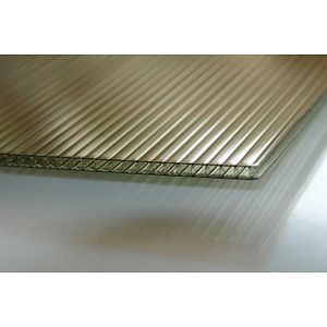 Placa policarbonat 4 mm, Bronz, 200 x 105 cm, 2,1 mp