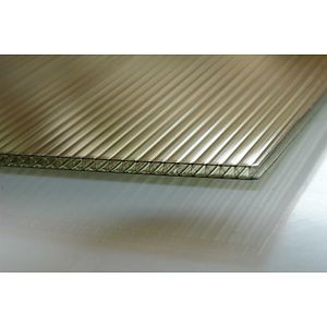 Placa policarbonat 10 mm, Bronz, 300 x 210 cm, 6,3 mp
