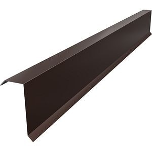Cornier margine H12 SMART, 2 m, grosime 0.4 mm, maro lucios