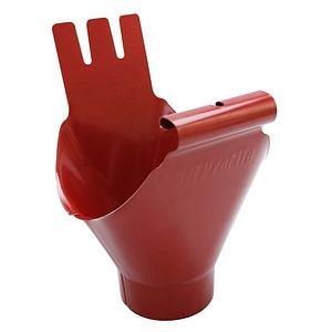 Racord jgheab 150 mm - burlan 90 mm, coral • Bravo
