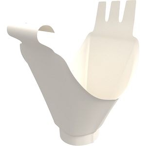 Racord jgheab SMART, D150mm, 06mm, alb, RAL9010