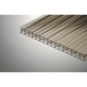 Placa policarbonat 10 mm, Bronz, 300 x 210 cm, 6,3 mp
