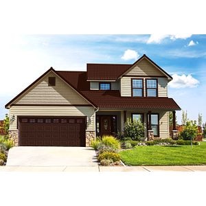 Tigla metalica, maro, RAL 8017, mat, 0.4 mm x 120 x 185 cm