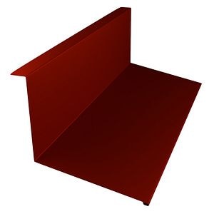 Cornier calcan, RAL 3011, lungime 2 m, grosime 0.4 mm