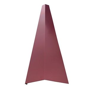 Sort Jgheab Ral 3011, 0,4 mm, L178 mm, 2m