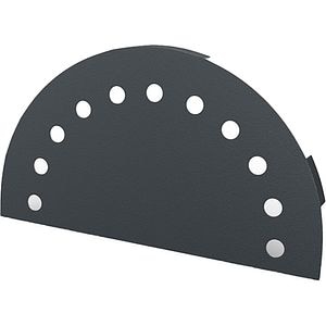Capac coama SMART, 23.5 x 12.5 cm, grosime 0.4 mm, RAL 7016, gri antracit