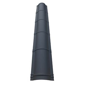 Coama rotunda, RAL structurat 7016, lungime 2 m, grosime 0.5 mm
