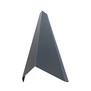 Cornier margine, gri, structurat, RAL7016, grosime 0.5 mm, 312 mm, lungime 2 m