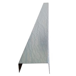 Profil acoperire zinc, lungime 2 m, diametru 70 mm