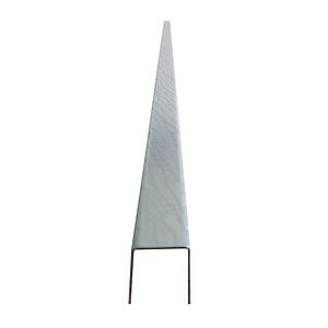 Profil U, zinc, 2 m, diametru 90 mm