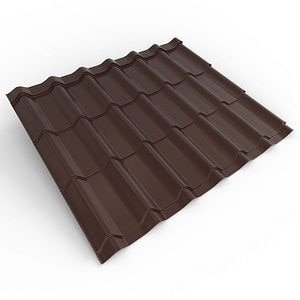 Placa metalica, maro, 120 x 220 cm, classic • Bravo 