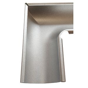 Coltar interior, 90 grade, din aluzinc, diametru 125 mm
