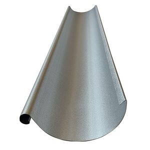Jgheab, din aluzinc, lungime 2 m, diametru 125 mm