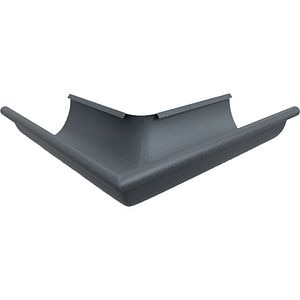 Coltar exterior 90 grade SMART, D125 mm, gri antracit
