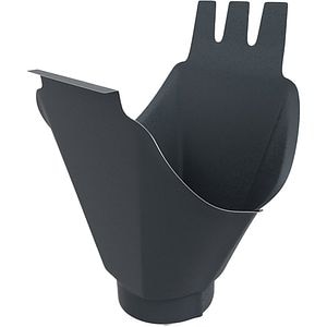 Racord jgheab-burlan SMART, D125 mm, gri antracit