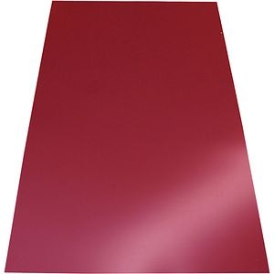 Tabla plana SMART, rosu mat (RAL 3011), 0.5 mm, 200 x 125 cm