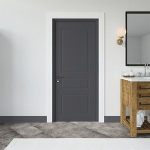 Usa interior SY2102, fara geam, reversibila, MDF, 60 x 204 cm, antracit