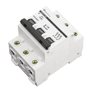 Disjunctor electric tripolar 25 A, 6 kA, 220 - 240 V, 50 - 60 hz • Total Green