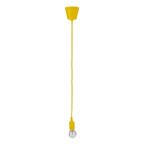 Lustra tip pendul, Galben, 60 W, 1 x E27 • Elbi 