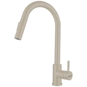 Baterie bucatarie PYRAMIS Eco Idea, dus extractibil, alama, bej