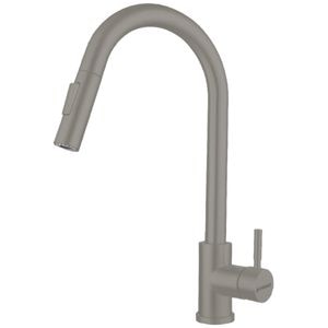 Baterie bucatarie PYRAMIS Eco Idea, dus extractibil, alama, gri